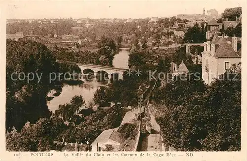 AK / Ansichtskarte Poitiers_Vienne La Vallee du Clain et les Coteaux de la Cagouillere Poitiers Vienne