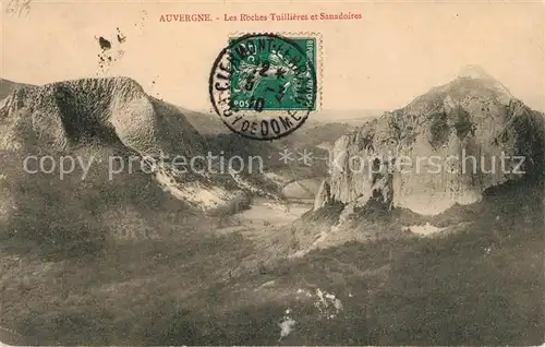 AK / Ansichtskarte Auvergne_Region Les Roches Tuillieres et Sansdoires Auvergne Region