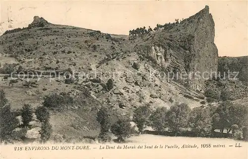 AK / Ansichtskarte Col_de_la_Croix Mont Dore La Dent du Marais du Saut de la Pucelle Col_de_la_Croix