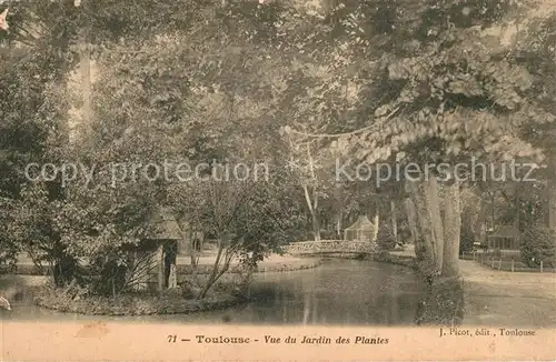 AK / Ansichtskarte Toulouse_Haute Garonne Vue du Jardin des Plantes Toulouse Haute Garonne