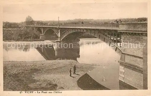 AK / Ansichtskarte Vichy_Allier Le Pont sur l Allier Vichy Allier