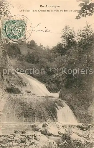 AK / Ansichtskarte La_Bastide_Pyrenees Orientales Lou Couzel del Lebraou ou Saut du Lievre La_Bastide