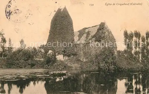 AK / Ansichtskarte Criquebeuf sur Seine Eglise de Criqueboeuf Criquebeuf sur Seine