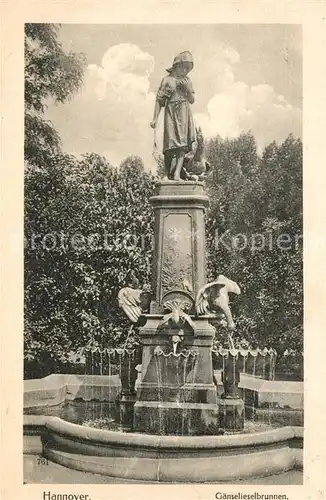 AK / Ansichtskarte Hannover Gaenselieselbrunnen Hannover