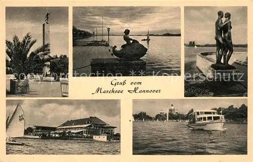 AK / Ansichtskarte Hannover Maschsee Teilansichten Hannover