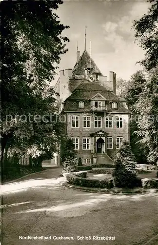 AK / Ansichtskarte Cuxhaven_Nordseebad Schloss Ritzebuettel Cuxhaven_Nordseebad