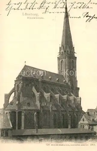 AK / Ansichtskarte Lueneburg Nikolaikirche Lueneburg