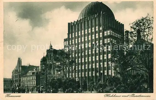 AK / Ansichtskarte Hannover Hochhaus mit Planetarium Hannover