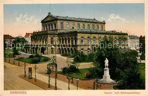 AK / Ansichtskarte Hannover Opern und Schauspielhaus Hannover