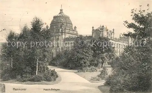 AK / Ansichtskarte Hannover Masch Anlagen Hannover