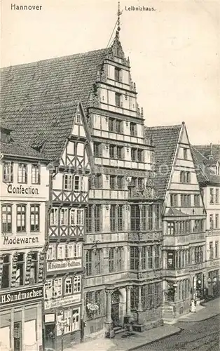 AK / Ansichtskarte Hannover Leibnizhaus Hannover