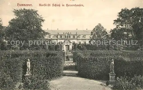 AK / Ansichtskarte Hannover Kurfuerstl Schloss in Herrenhausen Hannover