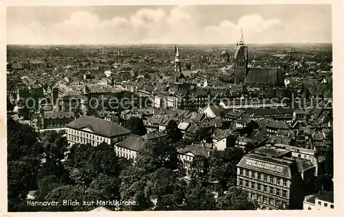 AK / Ansichtskarte Hannover Blick zur Marktkirche Hannover