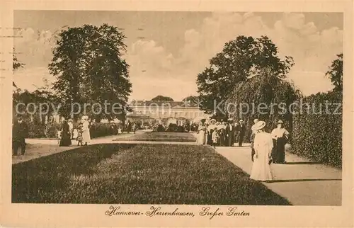 AK / Ansichtskarte Herrenhausen_Hannover Grosser Garten Herrenhausen Hannover
