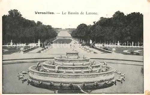 AK / Ansichtskarte Versailles_Yvelines Le Bassin de Latone Versailles_Yvelines