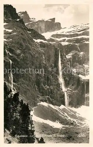 AK / Ansichtskarte Gavarnie_Hautes Pyrenees La Grande Cascade du Cirque Gavarnie Hautes Pyrenees