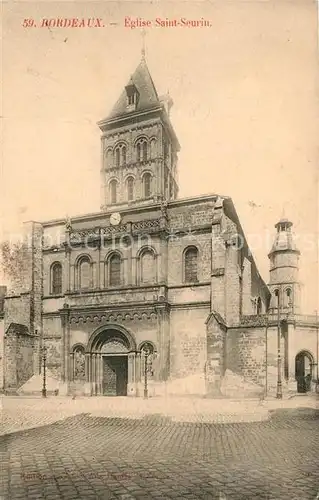 AK / Ansichtskarte Bordeaux Eglise Saint Seurin Bordeaux
