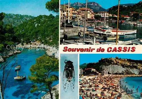 AK / Ansichtskarte Cassis Hafen Strand Bucht Cassis