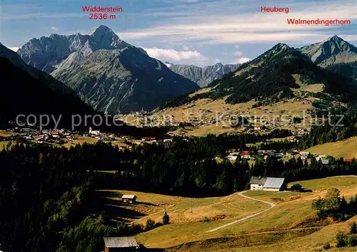 AK / Ansichtskarte Riezlern_Kleinwalsertal_Vorarlberg Hirscheg Mittelberg  Riezlern_Kleinwalsertal