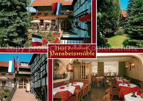 AK / Ansichtskarte Roellfeld Klingenberg Hotel Restaurant Paradeismuehle Roellfeld