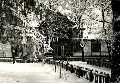 AK / Ansichtskarte Dobogoekoe Touristenhaus Winter Dobogoekoe