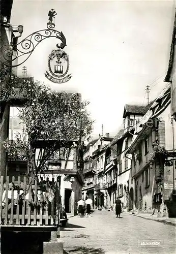 AK / Ansichtskarte Riquewihr_Haut_Rhin Rue de General de Gaulle Riquewihr_Haut_Rhin