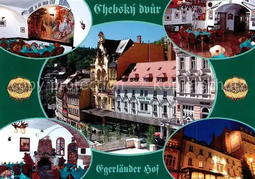 AK / Ansichtskarte Karlovy_Vary Restaurant Hotel Egerlaender Hof Karlovy Vary