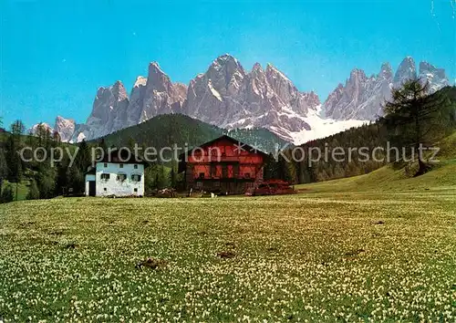 AK / Ansichtskarte Val_di_Funes_Dolomiti Geislergruppe Val_di_Funes_Dolomiti