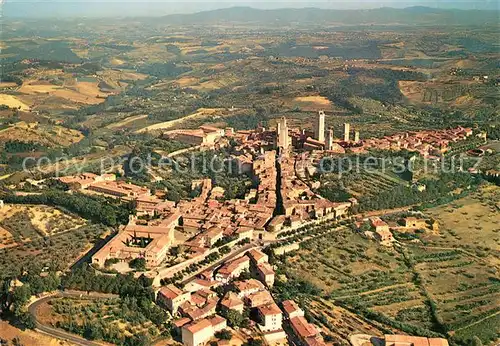 AK / Ansichtskarte San_Gimignano Fliegeraufnahme San_Gimignano