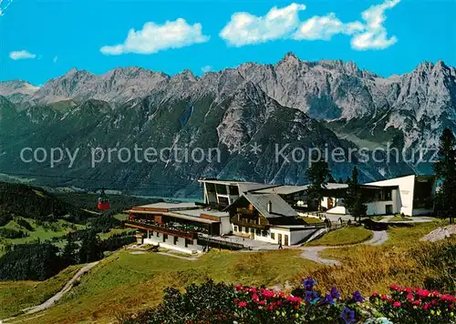 AK / Ansichtskarte Seefeld_Tirol Rosshuette Haermelekopfseilbahn Seefelderjochbahn Zugspitze Seefeld Tirol