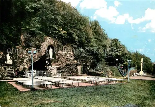 AK / Ansichtskarte Algrange Eingang Grotte la Croix Algrange