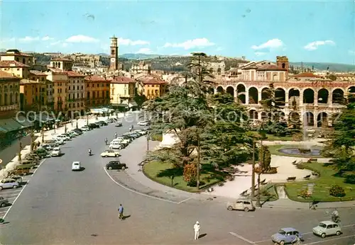AK / Ansichtskarte Verona_Italia Piazza Bra Verona Italia