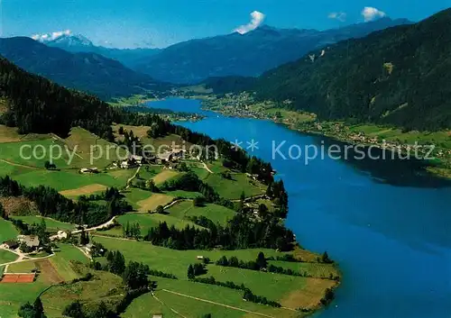 AK / Ansichtskarte Weissensee_Kaernten Fliegeraufnahme Weissensee Kaernten