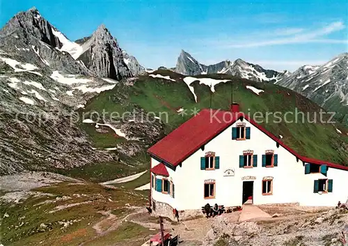 AK / Ansichtskarte Leutkircher_Huette Panorama Leutkircher Huette