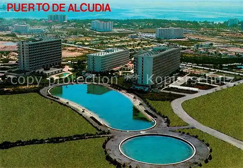 AK / Ansichtskarte Puerto_de_Alcudia Fliegeraufnahme  Puerto_de_Alcudia