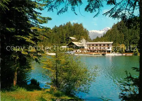 AK / Ansichtskarte Lienz_Tirol Hotel Tristachersee Schleinitz Lienz Tirol