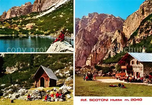AK / Ansichtskarte Lagazuoi Scotoni Huette Lagazuoi