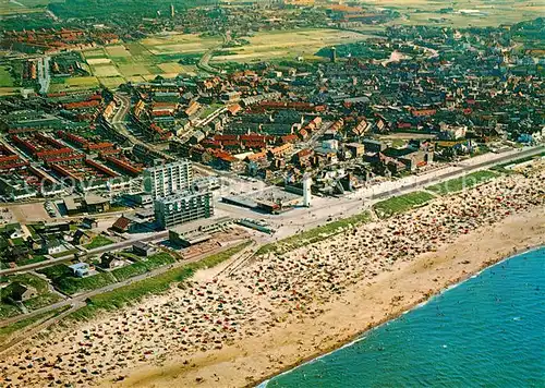 AK / Ansichtskarte Noordwijk_aan_Zee  Fliegeraufnahme Strand Noordwijk_aan_Zee 