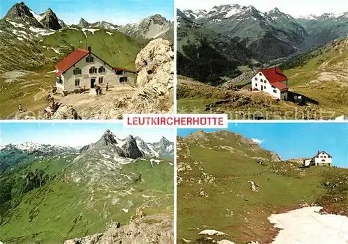 AK / Ansichtskarte Leutkircher_Huette Panoramen Leutkircher Huette