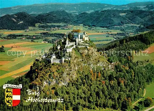 AK / Ansichtskarte Burg_Hochosterwitz Fliegeraufnahme Burg_Hochosterwitz