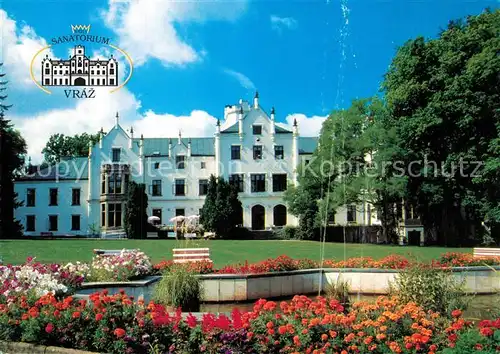 AK / Ansichtskarte Vraz_u_Pisku Reha Kursanatorium Park Wasserspiele Vraz_u_Pisku