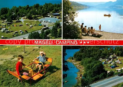 AK / Ansichtskarte Tretten Mageli Camping Badestrand Kinderspielplatz 