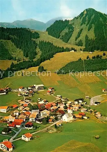 AK / Ansichtskarte Berwang_Tirol Alpenpanorama Fliegeraufnahme Berwang Tirol