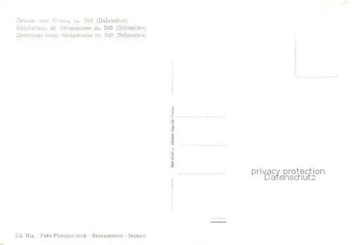 AK / Ansichtskarte Bressanone Stadtpanorama mit Kirche Arkaden Alpenpanorama Bressanone