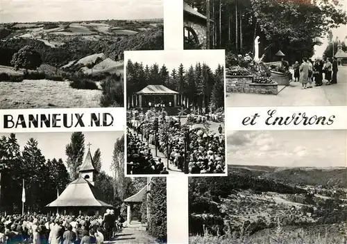 AK / Ansichtskarte Banneux_Notre_Dame et environs Landschaftspanorama Wallfahrtsort Kapelle Heiligenfigur Banneux_Notre_Dame