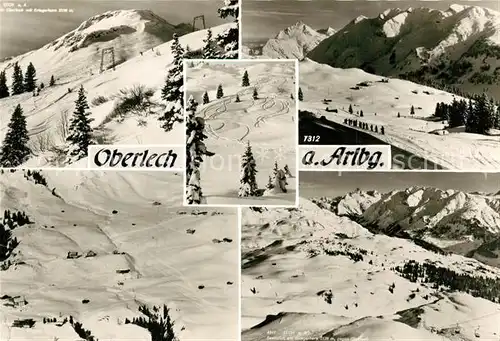 AK / Ansichtskarte Oberlech_Lech_Vorarlberg Panorama Wintersportplatz Alpen Oberlech_Lech_Vorarlberg