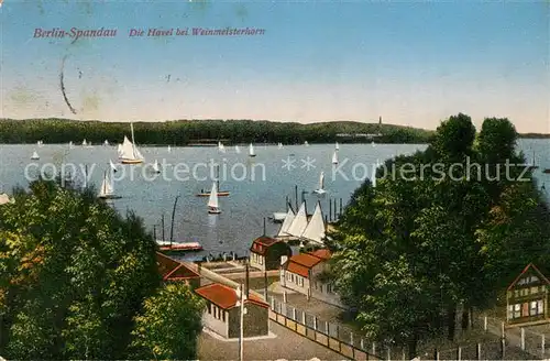 AK / Ansichtskarte Spandau Havel bei Weinmeisterhorn Spandau