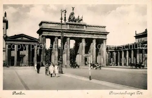 AK / Ansichtskarte Berlin Brandenburger Tor Berlin