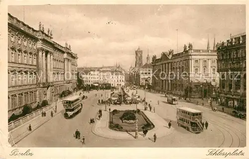 AK / Ansichtskarte Berlin Schlossplatz Berlin