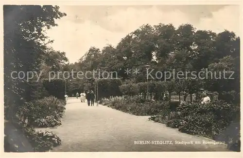 AK / Ansichtskarte Steglitz Stadtpark am Rosengarten Steglitz